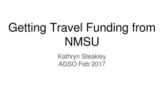 NMSU Travel Funding Guide for Graduate Students