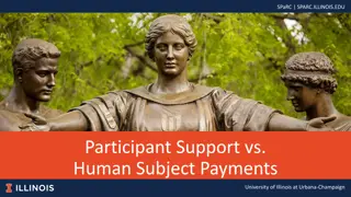 Understanding Participant Support and Human Subject Payments at University of Illinois