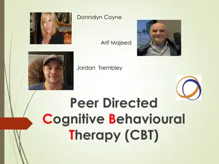 Peer-Directed Cognitive Behavioural Therapy (CBT) Workshop Information