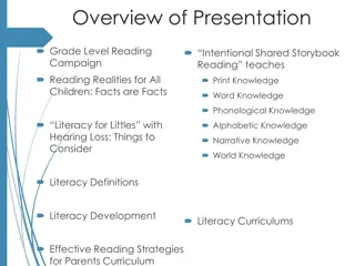 Promoting Grade-Level Literacy Skills in Children