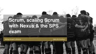 Efficiently Getting Through the SPS Exam with Scaling Scrum and Nexus