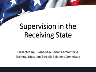 Supervision Considerations in Receiving States for Compact Offenders