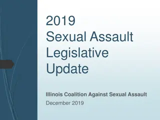 Illinois Coalition Against Sexual Assault Legislative Update December 2019