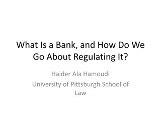 Understanding Banking Regulation and Islamic Banks