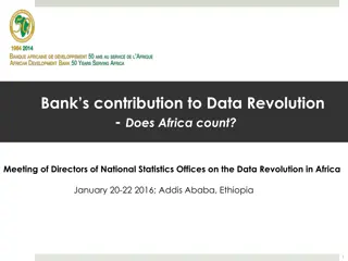 Bank's Contribution to Data Revolution in Africa: Addressing Challenges and Driving Progress