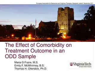 Effect of Comorbidity on Treatment Outcome in Oppositional Defiant Disorder (ODD) Sample