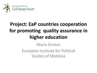 Promoting Quality Assurance in Higher Education: EaP Countries Cooperation