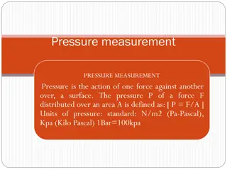 Pressure Measurement Techniques