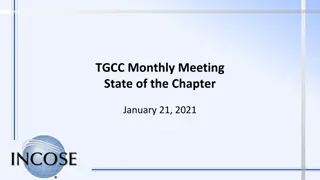 TGCC Monthly Meeting State of the Chapter - January 21, 2021