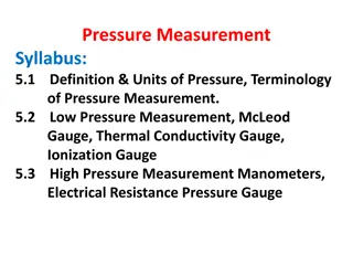 Comprehensive Guide to Pressure Measurement Methods