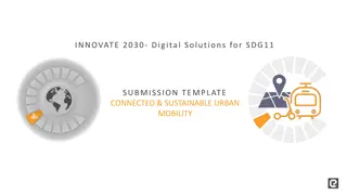 Digital Solutions for Sustainable Urban Mobility in Innovate2030 Program