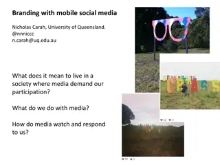 Exploring Media Participation and Branding in Society