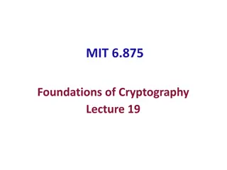 Foundations of Cryptography: Secure Multiparty Computation