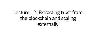 Enhancing Bitcoin Network Through Trust Extraction and Blockchain Scalability