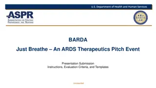 BARDA Just Breathe ARDS Therapeutics Pitch Event Details