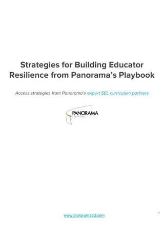 Strategies for Building Educator Resilience from Panorama's Playbook