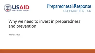 Importance of Investing in Preparedness and Prevention to Address Outbreaks and Pandemics