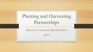 Missouri Vocational Rehabilitation Agricultural Services Partnership Overview