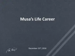 Milestones in Musa's Life Career - A Journey of Innovation and Success