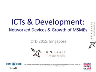 Impact of Networked Devices on MSME Growth in Developing Countries