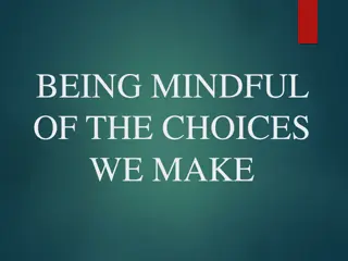 Importance of Wise Choices in Spiritual Well-being