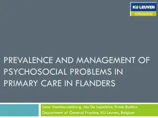 Prevalence and Management of Psychosocial Problems in Primary Care in Flanders