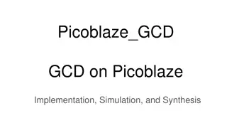 Picoblaze_GCD Implementation and Synthesis