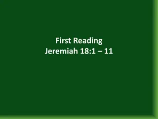 Reflections on Jeremiah 18:1-11 and Luke 14:25-33