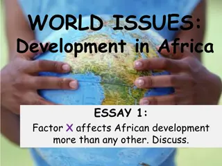 Unfair Trade Terms: Key Barrier to African Development