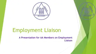 Role of Employment Liaison Officers in AA