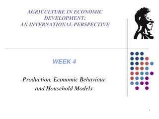 Production, Economic Behavior, and Household Models in Agriculture Development