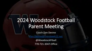 Meet Coach Dan Devine and Woodstock Football's 2024 Program