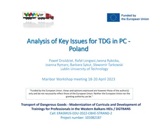 Modernization of Transport of Dangerous Goods in Poland