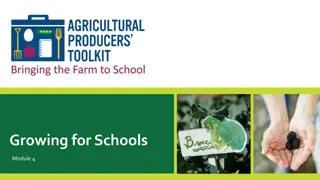 Farm to School Sales Planning Toolkit