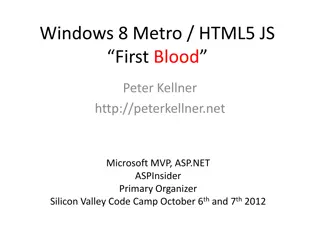 Exploring Windows 8 Metro & JavaScript Development