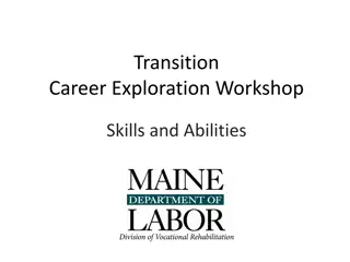 Exploring Skills and Abilities for Career Development Workshop