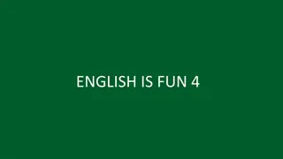 English is Fun: Interactive Learning Activities for Language Practice