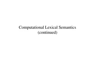 Understanding Word Sense Disambiguation in Computational Lexical Semantics