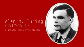 Alan Turing: Mathematician, Cryptanalyst, and Computer Science Pioneer