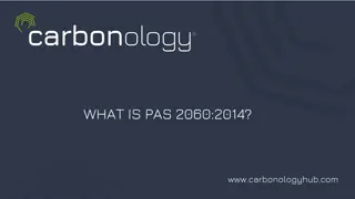 Understand PAS 2060:2014 - Specification for Carbon Neutrality