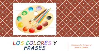 Spanish Colors and Phrases Learning Resources for Kids