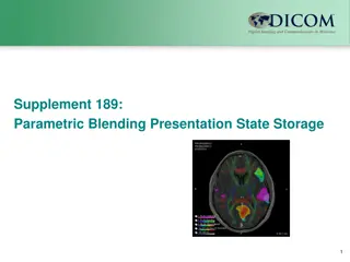 Understanding Parametric Blending Presentation State Storage