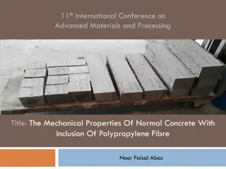 Mechanical Properties of Concrete with Polypropylene Fibre Inclusion