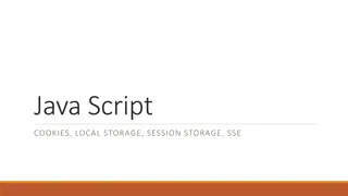 JavaScript Cookies and Storing Data