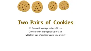 Cookie Size Comparison Based on Average Radius