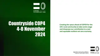 Inviting the UK's Rural Community to Showcase Contributions at COP29