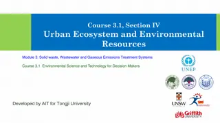 Urban Ecosystem and Environmental Resources Management