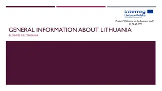 Comprehensive Overview of Business Environment in Lithuania