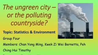 Impact of Urban and Rural Areas on Environmental Pollution