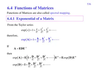 Matrix Functions and Taylor Series in Mathematics